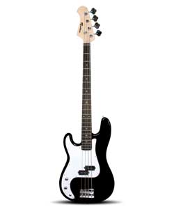 Bass Guitar Left Handed - Black