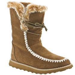 Female Rocket Dog Powderpuff Suede Upper Casual in Brown