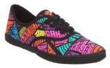 Office Androquai Lace Up Aztec Print - 3 Uk