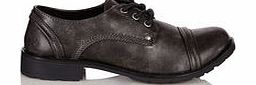 Womens Bolt dark grey brogues