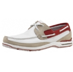 Mens Schooner Shoe White/Sand