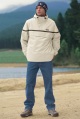 padded arctic cagoul-style coat