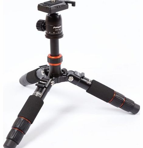 Fotopro M4-Mini Aluminium Tripod with Ball Head and Tripod Bag Black