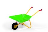 Green Metal Wheelbarrow