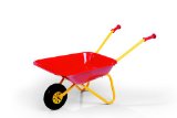 Red Metal Wheelbarrow