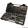 25 Piece 1/2` Drive Socket Set