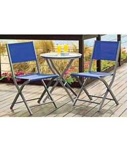 Roma Bistro Set Blue