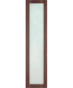 Glass Wardrobe Door - Walnut