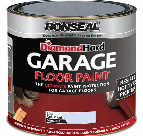 Ronseal DHGFPB25L 2.5L Diamond Hardgarage Floor Paint - Steel Blue