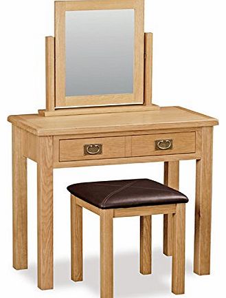 Lanner Oak Dressing Table Set