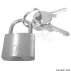 Satin Finish Brass Padlocks 20mm, 25mm and