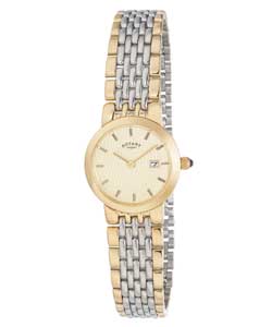 Ladies 2-Tone Quartz Bracelet Watch