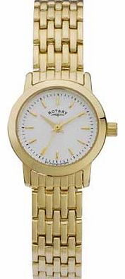 Ladies Gold Plated Bracelet Watch