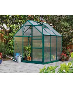 Aluminium Frame Greenhouse 6 x 6ft