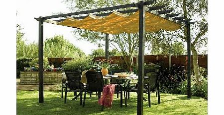 Rowlinson Latina Aluminium Frame Canopy - 9 x 9ft