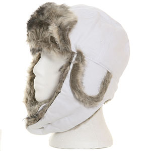 Roxy Beat Bop Trapper hat - White