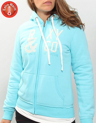 Roxy Block Party Sherpa zip hoody - Capri