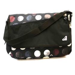 Breezy Laptop Messenger Bag - True Black