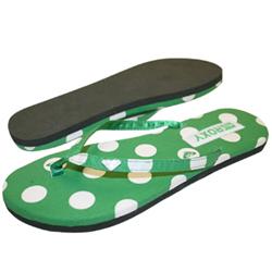 roxy Girls Kerstin Flip Flops - Green