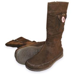 Girls Little Outsider Boots - Dark Chocolate