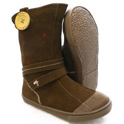 Girls Little Rock & Love Suede Boots - Carbon