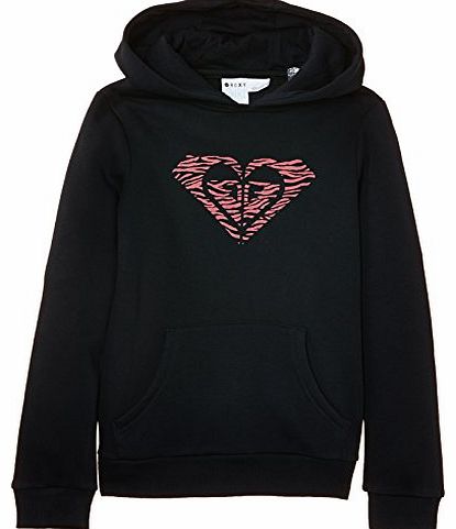 Girls RG Winterbright Long Sleeve Hoodie, True Black, 14 Years