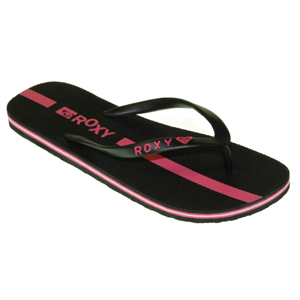 Ladies Roxy Shoreline Flip Flops. Jet Set