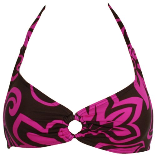 Ladies Roxy Happy Hawaiian Bikini Top Fus