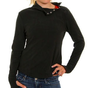 Roxy Little Rojah Rhinestone Fleece layer top