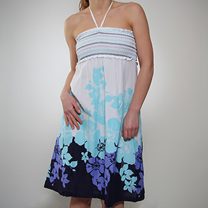 Miss California Smock top dress - Indigo