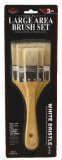 Large Area Brush Set - White Bristle