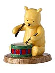 Rum-tum-tum- Winnie on his Drum