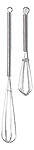 Set of Two Mini Whisks