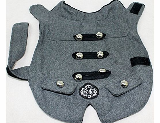 DESIGNER MILITARY DOG SMALL DOG / PUPPY JACKET , COAT (VARIOUS SIZES)Extra Large (35cm)