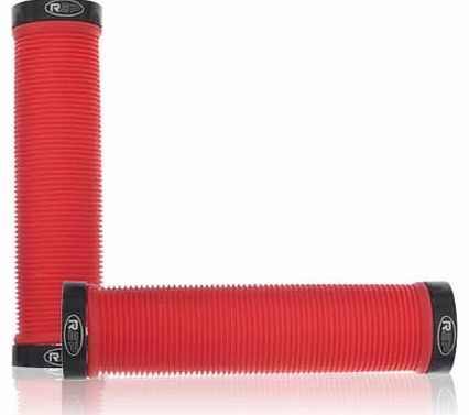 Lock On Handlebar Grips - Red