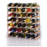 42 bottle wine rack, Natural Pine