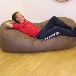 190x96x43cm large faux suede slob slab bean bags