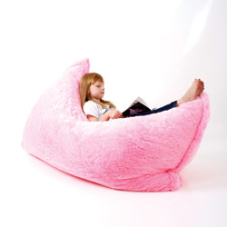 rucomfy Junior Squarbie Faux Fur Beanbag