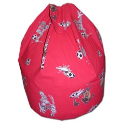 Taz & Bugs Football Didibag Small Beanbag