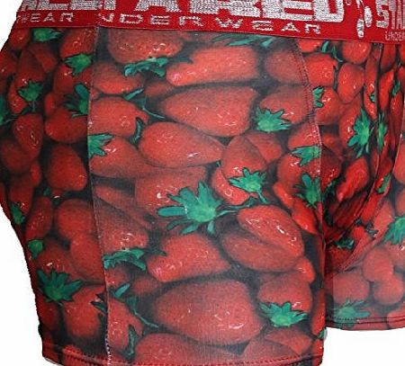 MENS DESIGNER DE-DOS RUDE BOXER SHORTS NOVELTY FUNNY UNDERWEAR PARTS TRUNKS GIFT[Neon Orange I Love Sex,M/L]