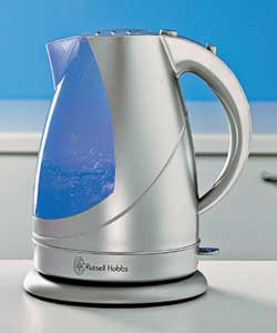 Russell Hobbs Fenestra Glow Silver Kettle