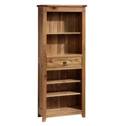 Rustic Oak Furniture Rustic Oak Bookcase Tall