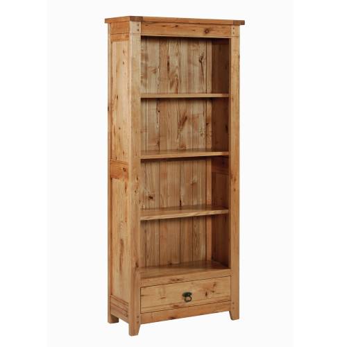 Rustic Oak Furniture Rustic Oak Slim Bookcase