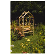 Rustic Seat Arbour