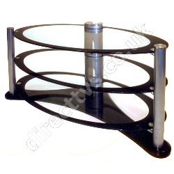 Easycom Universal LCD and Plasma Oval TV Stand