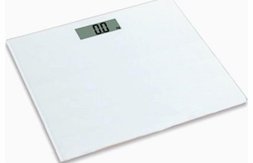 Digital Bathroom Scale, White