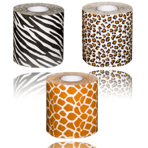 Toilet Paper - 3 Animal Print Toilet Rolls