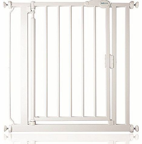 Self Closing Gate White Narrow 68.5cm-75cm