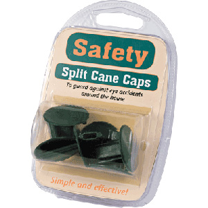 Split Cane Caps x 6 Green