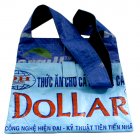 Saffron Winds Recycled Shoulder Bag - Blue